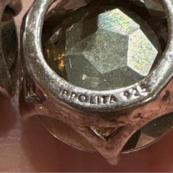 Ippolita Sterling 2 Blue Quartz, Lapis Stud Post Earrings TIMELESS - Picture 8 of 11